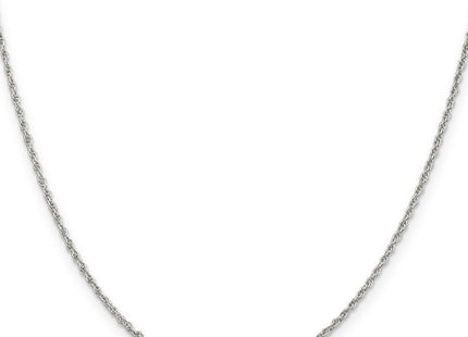 Sterling Silver Loose Rope Chain w/2in ext., 20 x 1.6mm