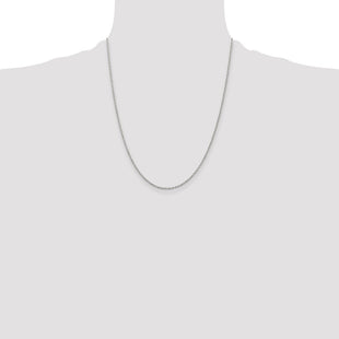 Sterling Silver Loose Rope Chain (Style QFC207-22)