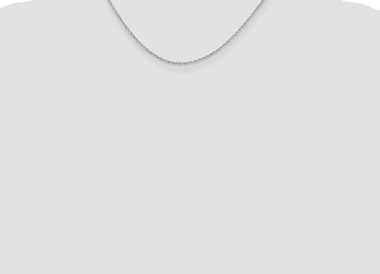 Sterling Silver Rhodium-plated Loose Rope Chain, 16 x 1.6mm