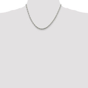 Sterling Silver Loose Rope Chain (Style QFC208-18)