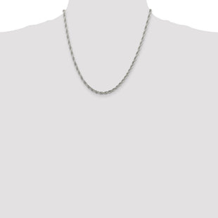 Sterling Silver Loose Rope Chain (Style QFC208-20)