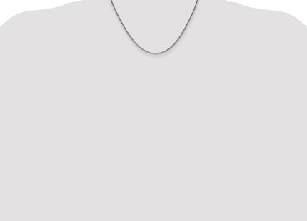 Sterling Silver Antiqued Solid Square Spiga Chain (Style QFC215-18)
