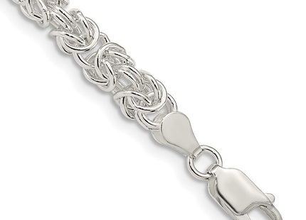 Sterling silver byzantine link chain