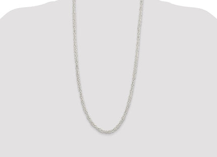 Sterling silver byzantine link chain