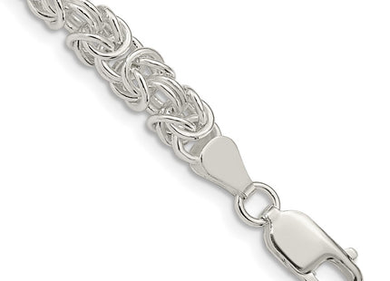 Sterling silver byzantine link chain