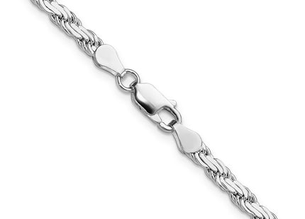Sterling Silver Flat Rope Chain, 18 x 3.65mm