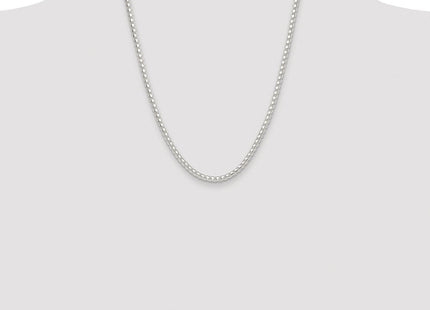 Sterling silver box link chain