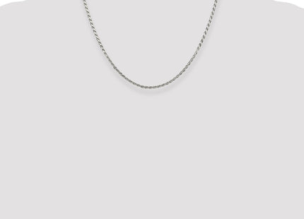 Sterling Silver Flat Rope Chain (Style QFC23-18)