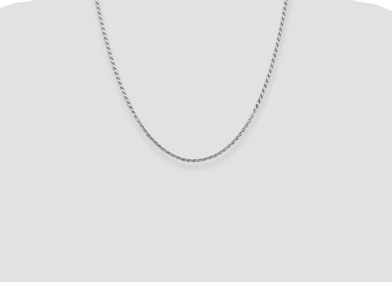 Sterling Silver Flat Rope Chain (Style QFC23-20)