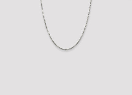 Sterling Silver Flat Rope Chain (Style QFC23-22)