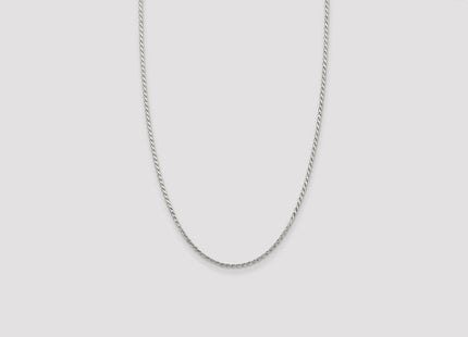 Sterling Silver Flat Rope Chain (Style QFC23-26)