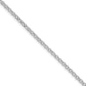 Sterling Silver Rhodium-plated Rolo Chain ( Spool)