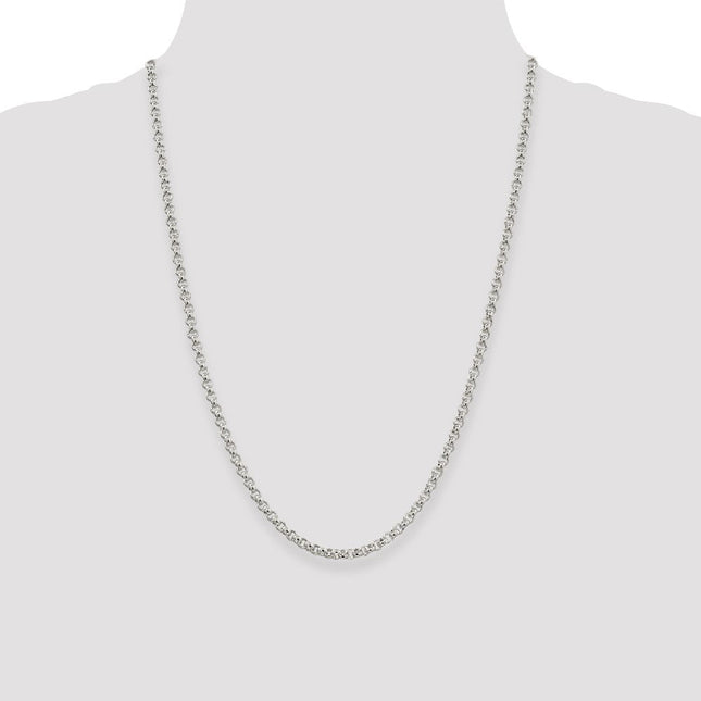 Sterling Silver Square Spiga Chain