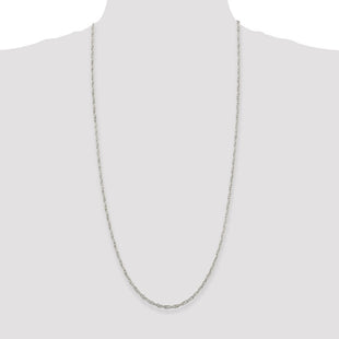 Sterling Silver Loose Rope Chain (Style QFC44-30)