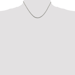 Sterling Silver Loose Rope Chain (Style QFC45-16)