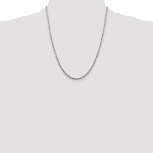 Sterling Silver Loose Rope Chain (Style QFC45-22)