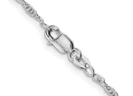 Sterling silver rope link chain, another view