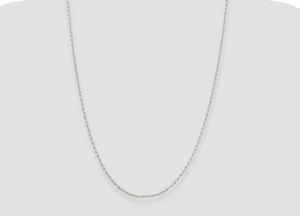 Sterling Silver Oval Fancy Rolo Chain (Style QFC47-24)
