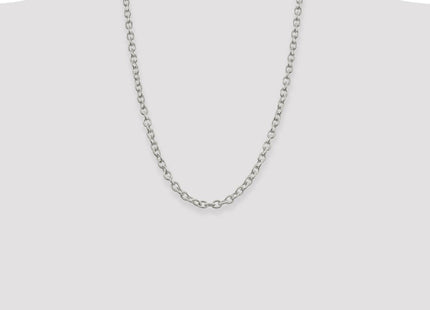 Sterling Silver Fancy Patterned Rolo Chain (Style QFC48-24)