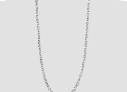 Sterling Silver Fancy Patterned Rolo Chain (Style QFC48-30)