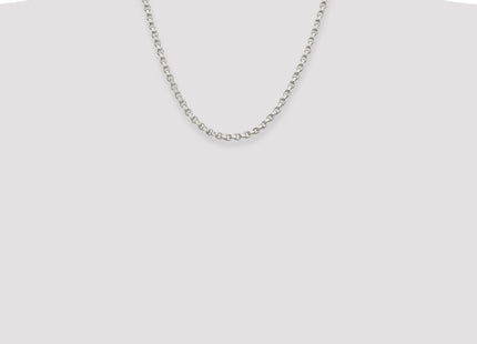 Sterling Silver Diamond-cut Rolo Chain (Style QFC50-20)
