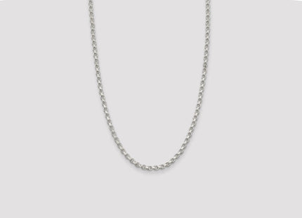 Sterling Silver Diamond-cut Rolo Chain (Style QFC50-26)