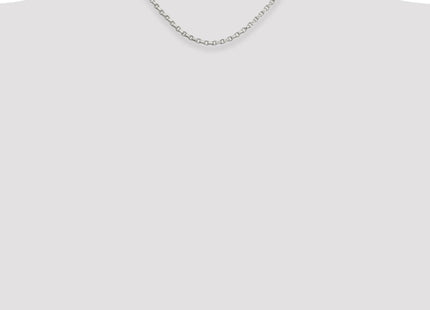 Sterling Silver Diamond-cut Rolo Chain (Style QFC51-16)
