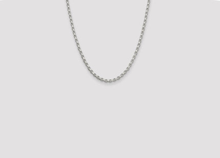 Sterling Silver Diamond-cut Rolo Chain (Style QFC51-22)