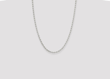 Sterling Silver Diamond-cut Rolo Chain (Style QFC51-24)