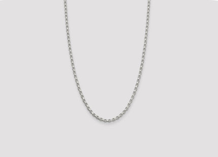 Sterling Silver Diamond-cut Rolo Chain (Style QFC51-26)