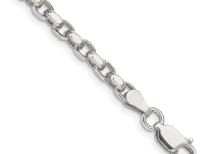 Sterling Silver Diamond-cut Rolo Chain (Style QFC51-8)