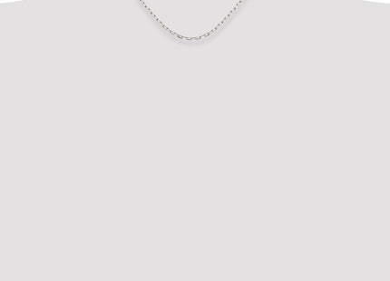 Sterling Silver Elongated Open Link Chain (Style QFC52-16)