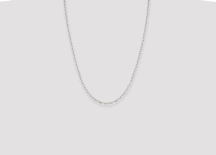 Sterling Silver Elongated Open Link Chain (Style QFC52-24)