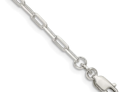 Sterling Silver Elongated Open Link Chain (Style QFC52-8)