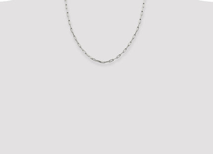 Sterling Silver Elongated Open Link Chain (Style QFC53-20)