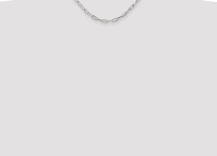 Sterling Silver Elongated Open Link Chain (Style QFC54-16)