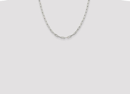 Sterling Silver Elongated Open Link Chain (Style QFC54-20)