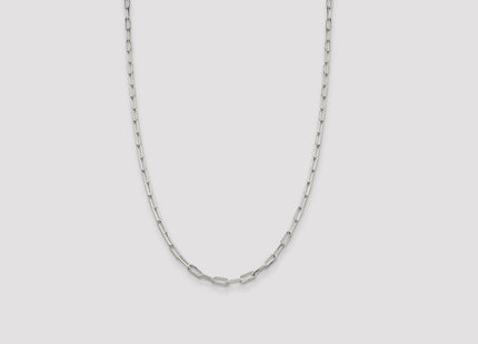 Sterling Silver Elongated Open Link Chain (Style QFC54-26)