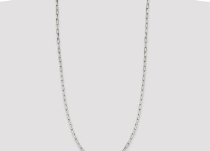 Sterling Silver Elongated Open Link Chain (Style QFC54-30)