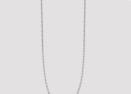 Sterling Silver Elongated Open Link Chain (Style QFC54-36)