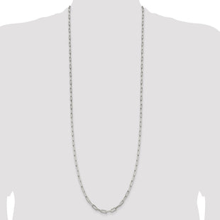 Sterling Silver Elongated Open Link Chain (Style QFC54-36)