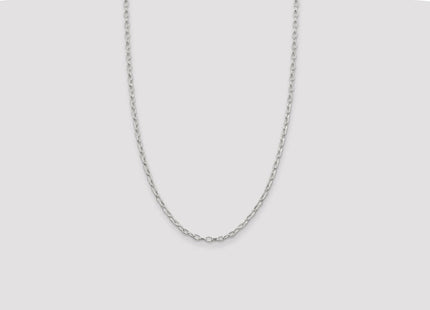 Sterling Silver Fancy Patterned Rolo Chain (Style QFC59-26)