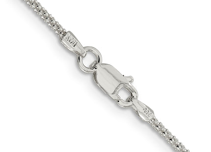 Sterling Silver Corona Chain, 20 x 1.6mm