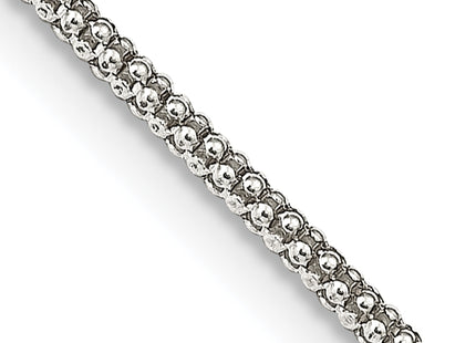 Sterling Silver Corona Chain, 20 x 1.6mm