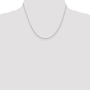 Sterling Silver Loose Rope Chain (Style QFC67-18)
