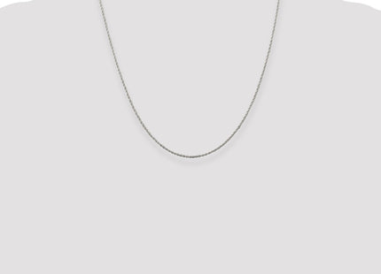 Sterling silver rope link chain, further view
