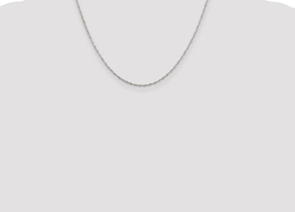 Sterling silver singapore link chain