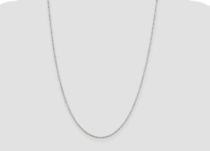 Sterling silver singapore link chain