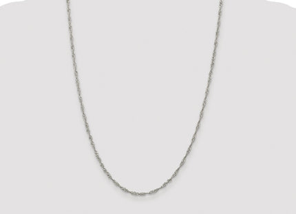 Sterling silver singapore link chain