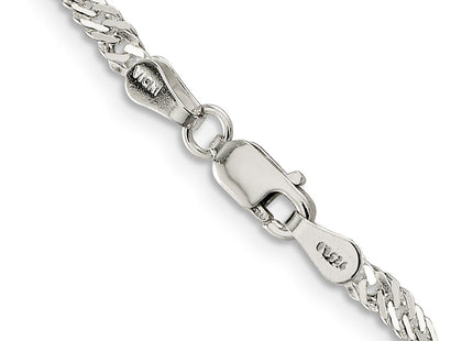 Sterling silver singapore link bracelet, another view